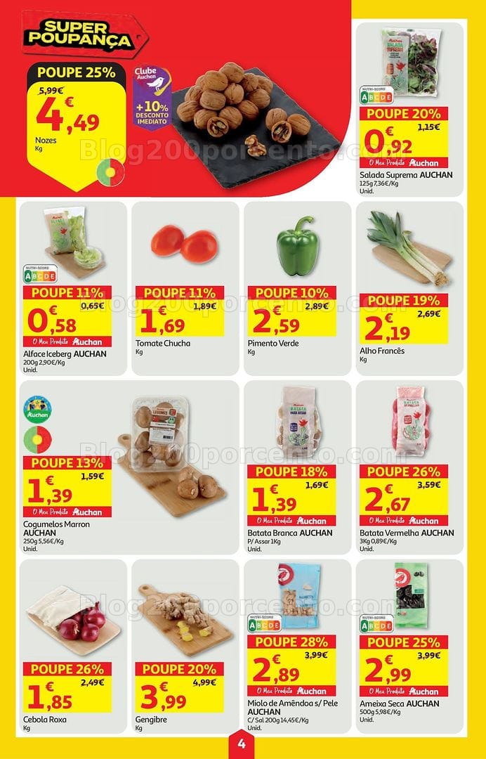 Antevisão Folheto AUCHAN Super Poupança Promoções de 5 a 11 março