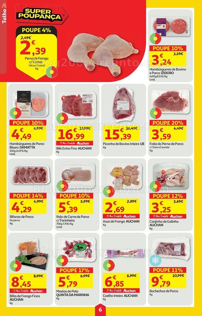 Antevisão Folheto AUCHAN Super Poupança Promoções de 5 a 11 março
