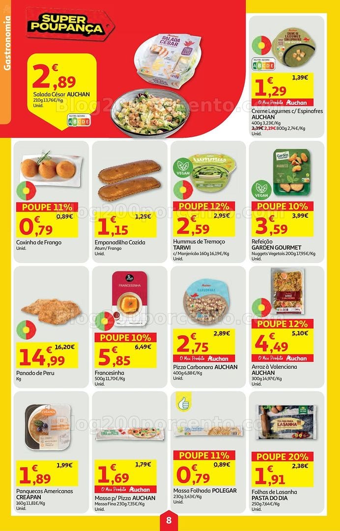 Antevisão Folheto AUCHAN Super Poupança Promoções de 5 a 11 março