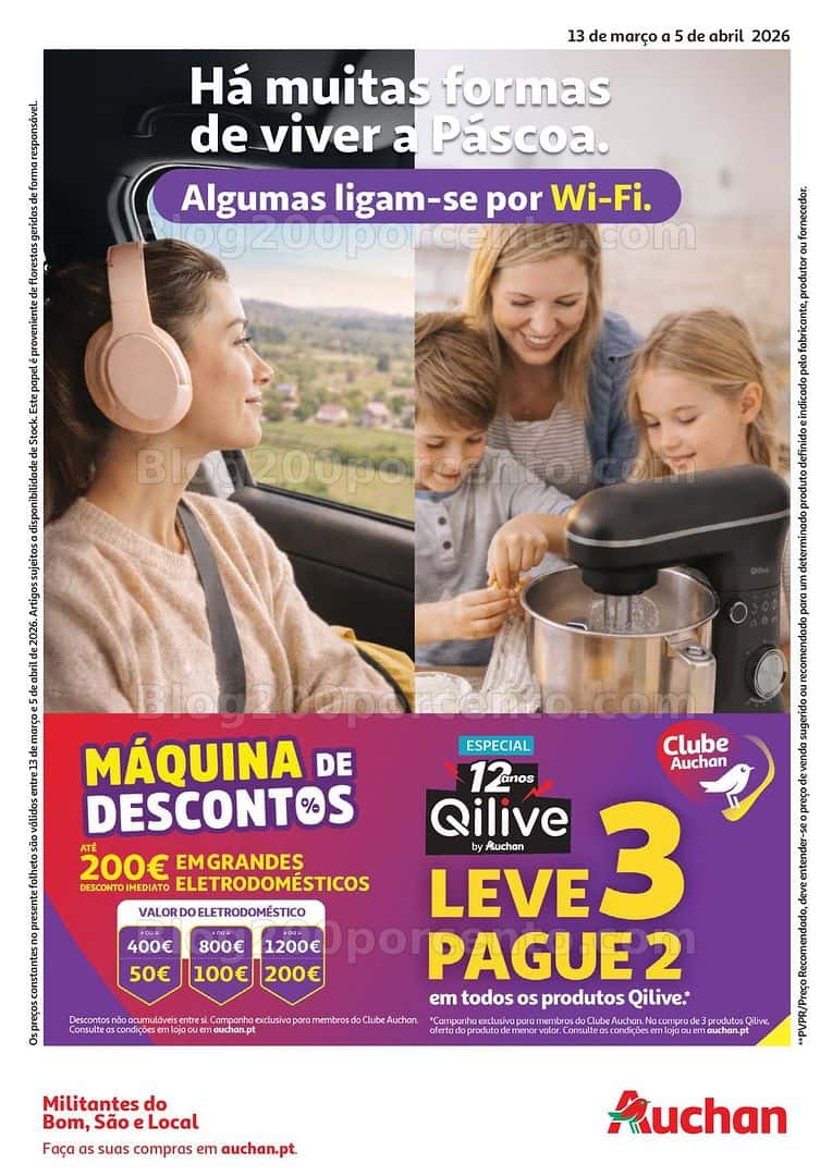Antevisão Folheto AUCHAN Box Tecnologia Promoções de 13 março a 5 abril