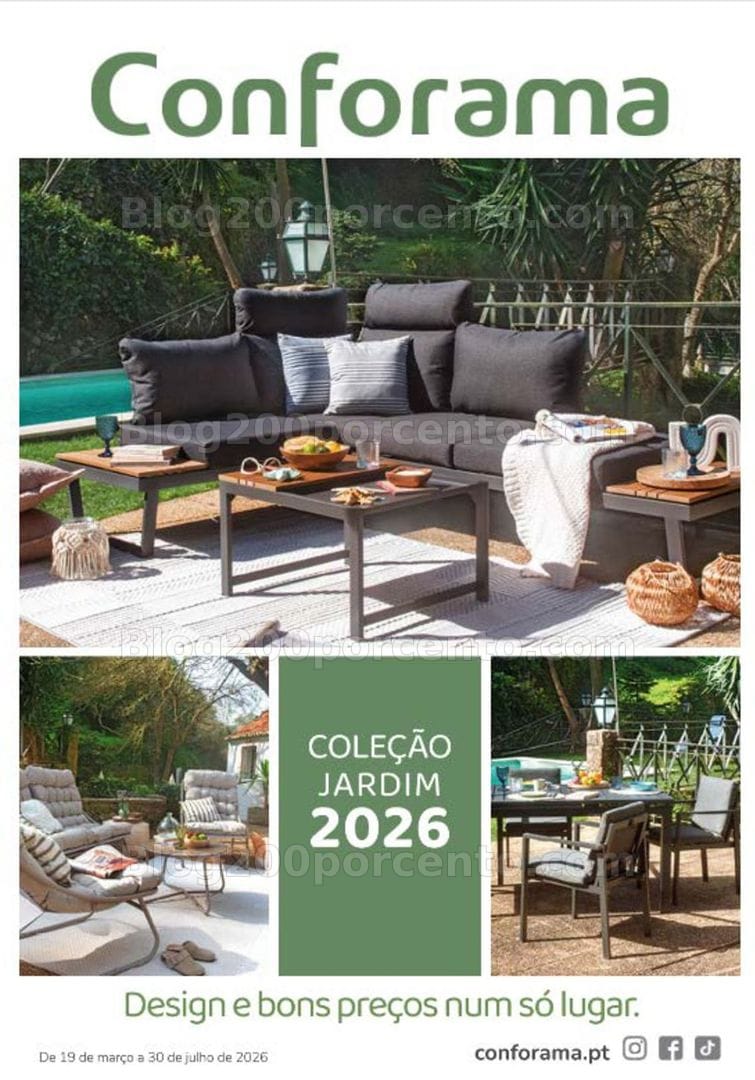 Antevisão Folheto CONFORAMA Jardim Promoções de 19 março a 30 julho