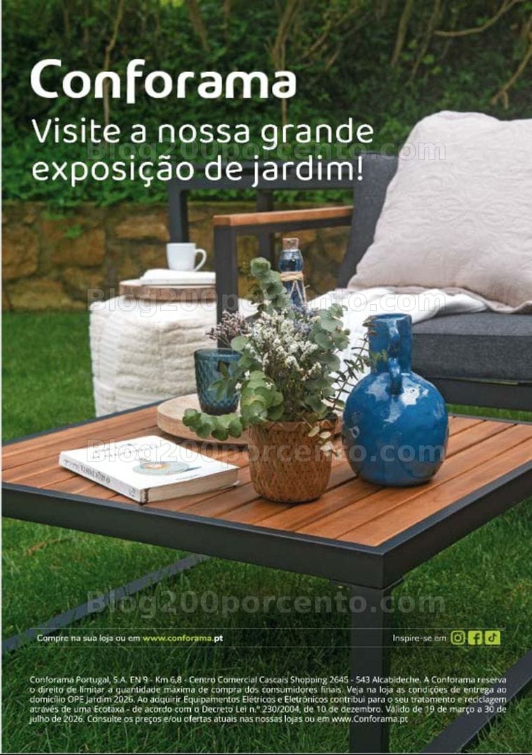Antevisão Folheto CONFORAMA Jardim Promoções de 19 março a 30 julho