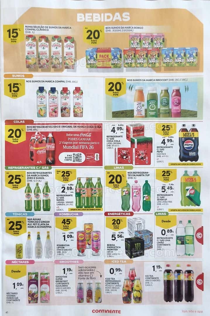 Antevisão Folheto CONTINENTE Promoções de 10 a 16 março