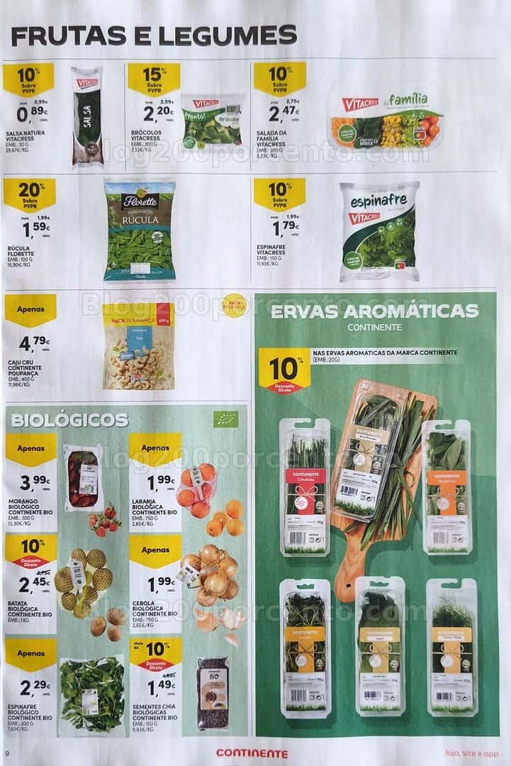 Antevisão Folheto CONTINENTE Promoções de 10 a 16 março