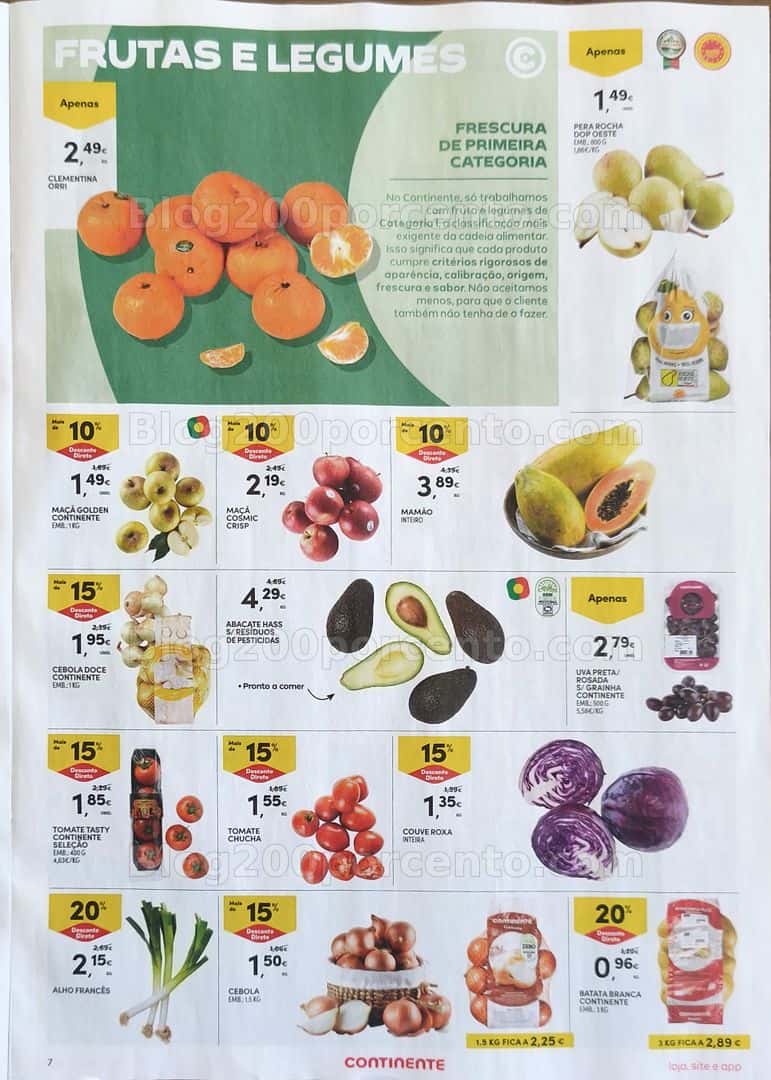 Antevisão Folheto CONTINENTE Promoções de 17 a 23 março