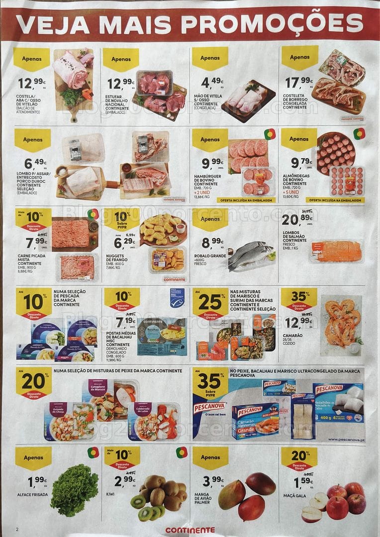 Antevisão Folheto CONTINENTE Promoções Fim de Semana - 20 a 23 março