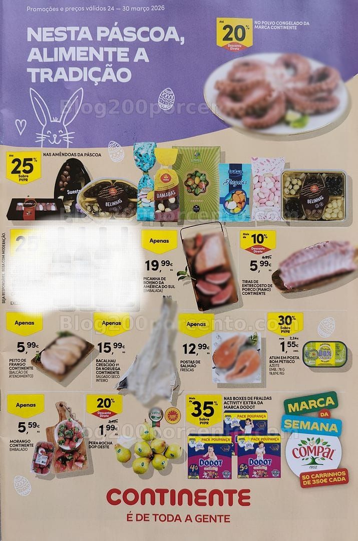Antevisão Folheto CONTINENTE Promoções de 24 a 30 março