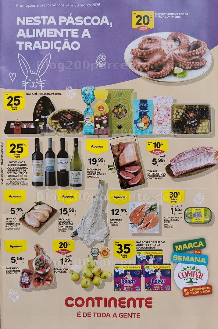 Antevisão Folheto CONTINENTE Promoções de 24 a 30 março