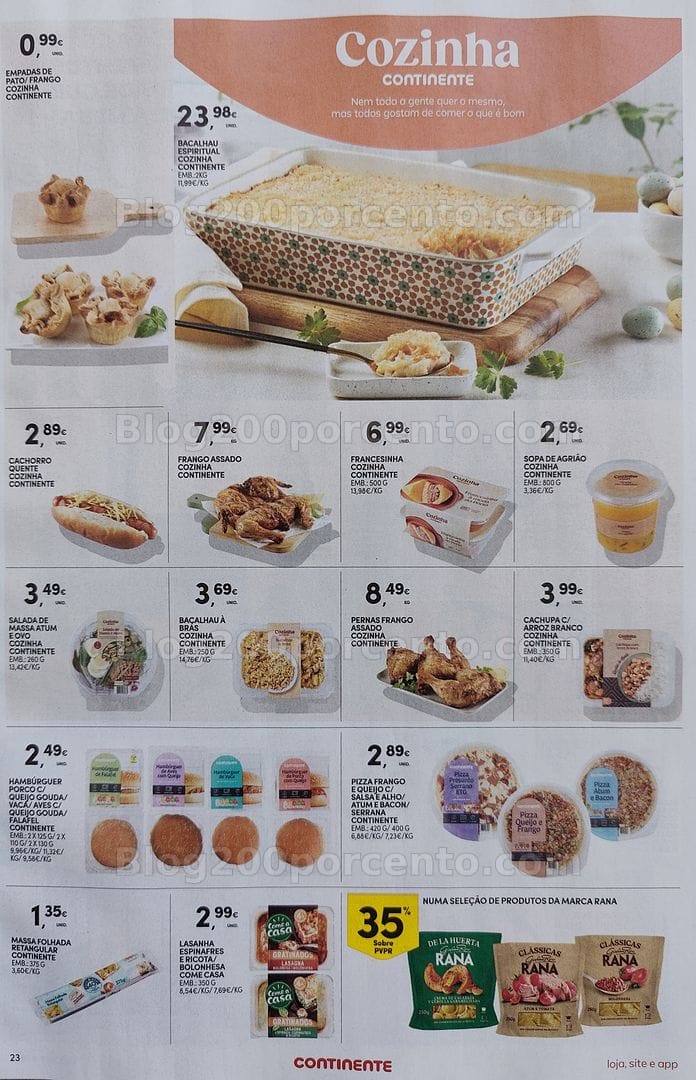 Antevisão Folheto CONTINENTE Promoções de 24 a 30 março
