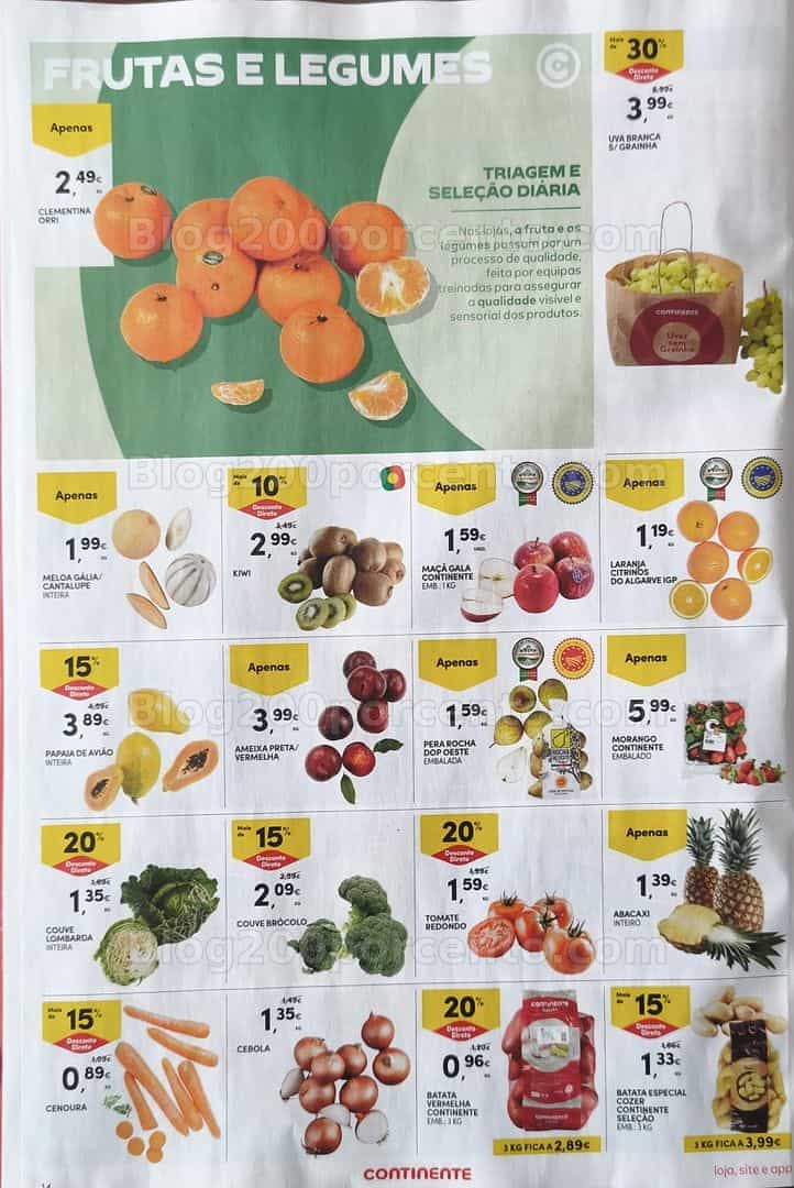 Antevisão Folheto CONTINENTE Promoções de 3 a 9 março