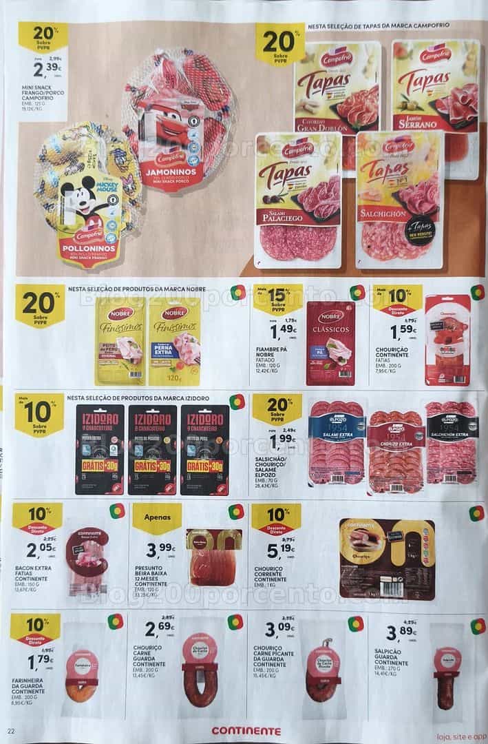 Antevisão Folheto CONTINENTE Promoções de 3 a 9 março