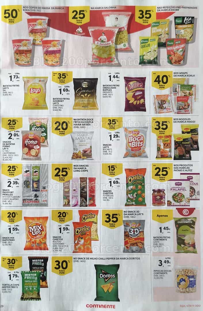 Antevisão Folheto CONTINENTE Promoções de 3 a 9 março