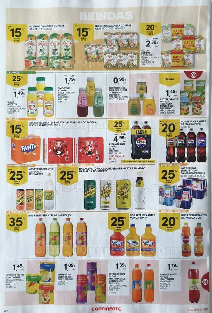 Antevisão Folheto CONTINENTE Promoções de 3 a 9 março