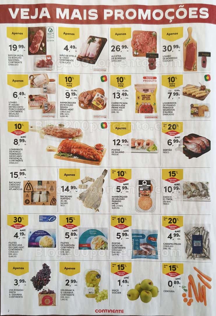 Antevisão Folheto CONTINENTE Promoções Fim de Semana - 6 a 9 março