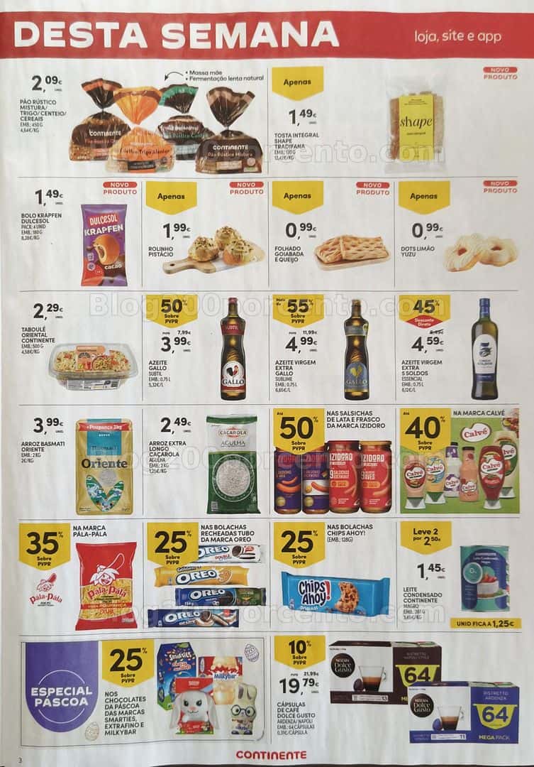 Antevisão Folheto CONTINENTE Promoções Fim de Semana - 6 a 9 março