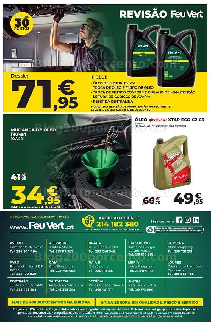 Antevisão Folheto FEU VERT Promoções de 5 a 25 março