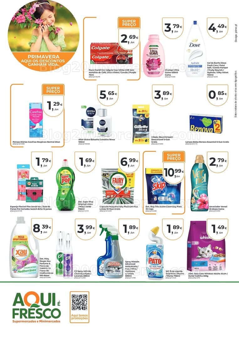 Antevisão Folheto AQUI É FRESCO Promoções de 11 a 22 março