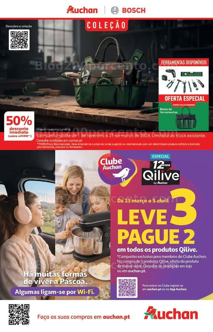 Antevisão Folheto AUCHAN Promoções de 13 a 24 março