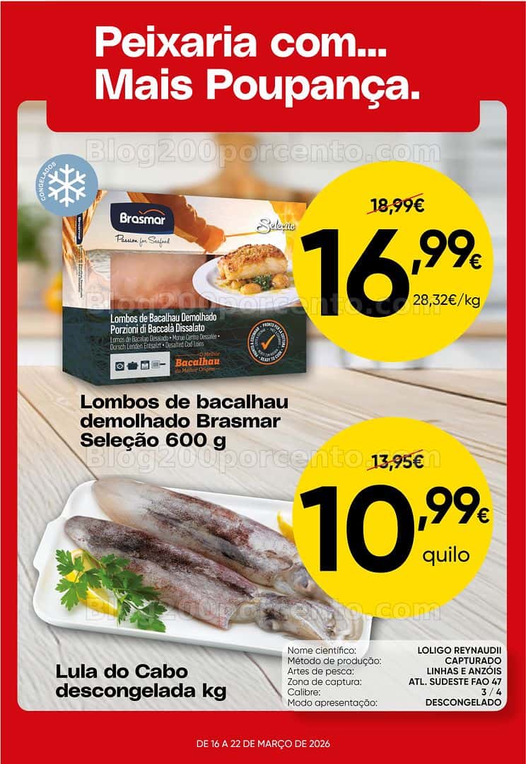 Antevisão Folheto FROIZ Promoções de 16 a 22 março