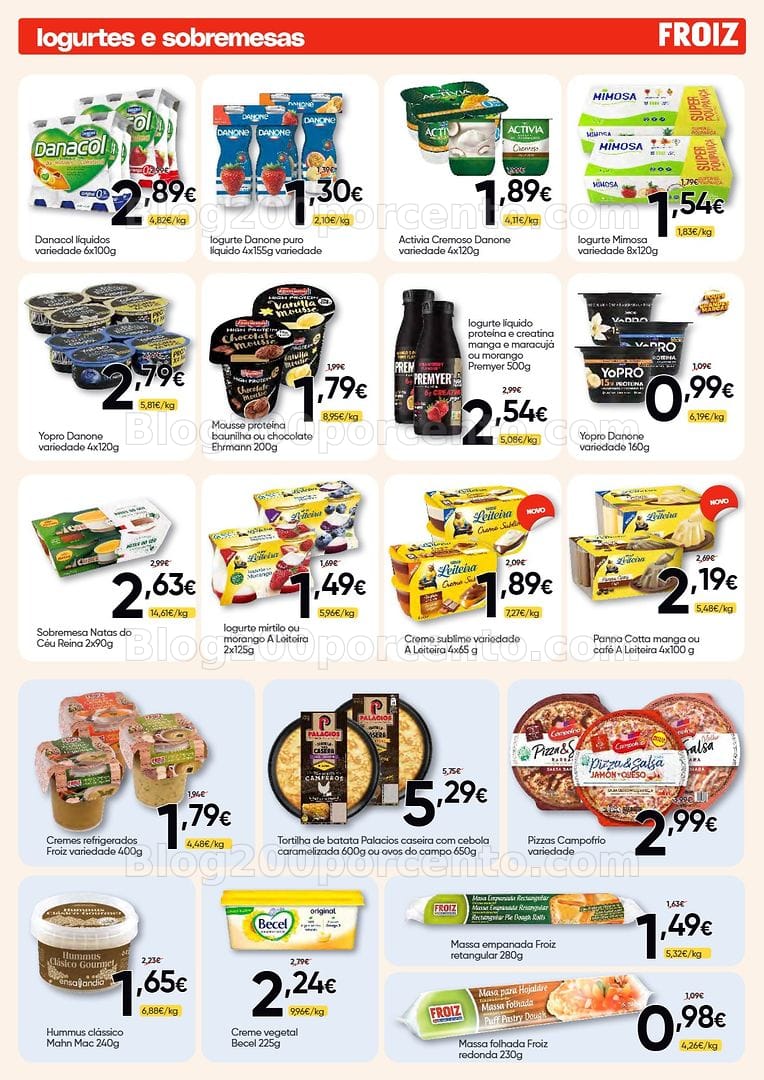 Antevisão Folheto FROIZ Promoções de 26 março a 8 abril