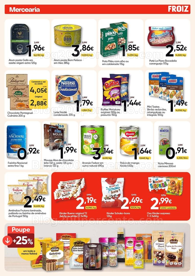 Antevisão Folheto FROIZ Promoções de 26 março a 8 abril