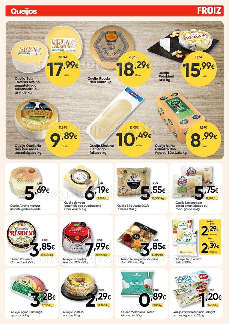 Antevisão Folheto FROIZ Promoções de 26 março a 8 abril