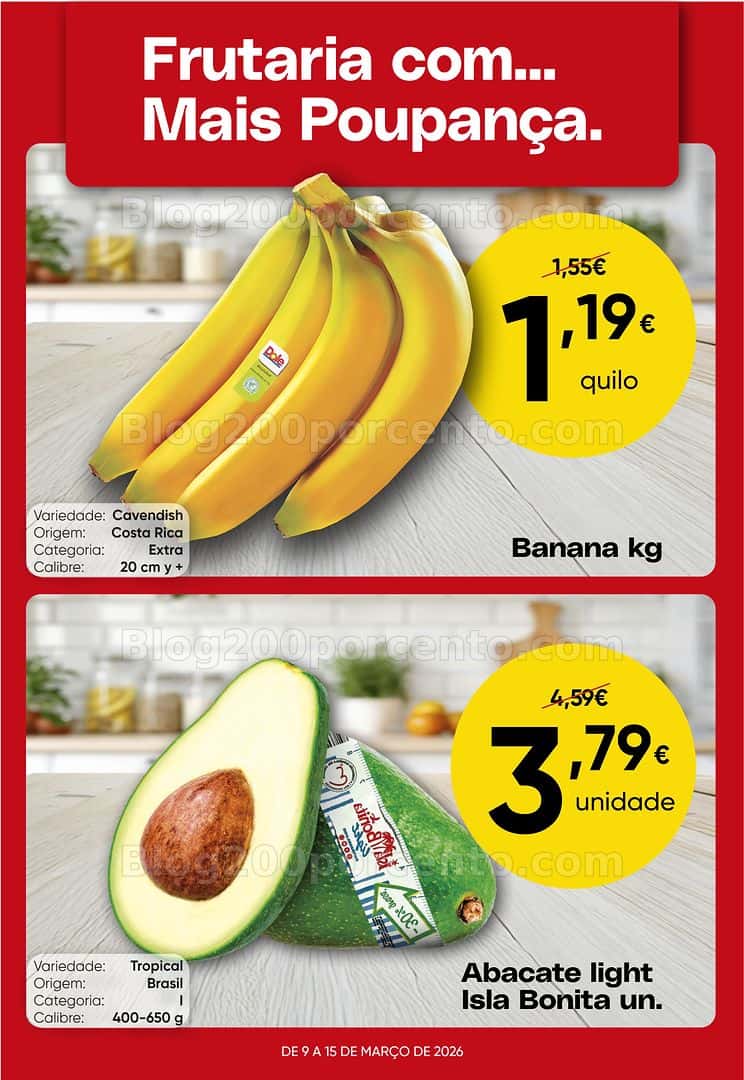 Antevisão Folheto FROIZ Promoções de 9 a 15 março