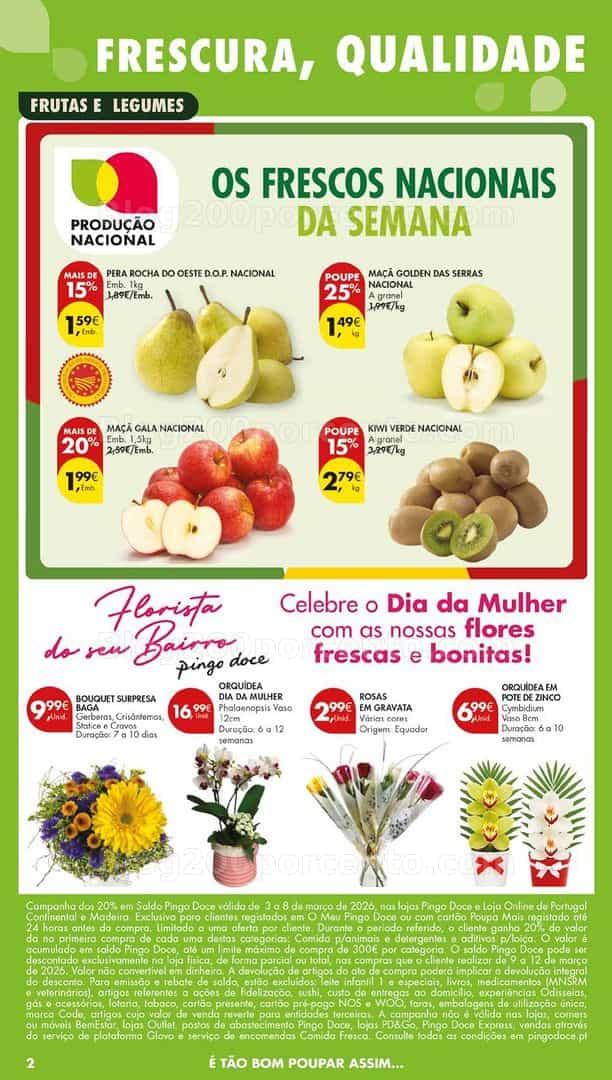 Antevisão Folheto PINGO DOCE Lojas Grandes Promoções de 3 a 9 março