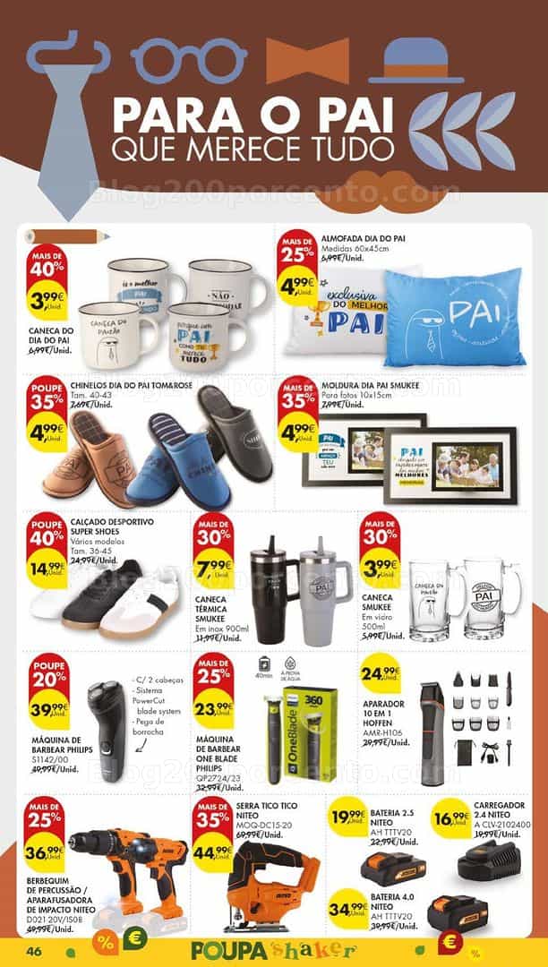 Antevisão Folheto PINGO DOCE Dia do Pai Promoções de 3 a 9 março