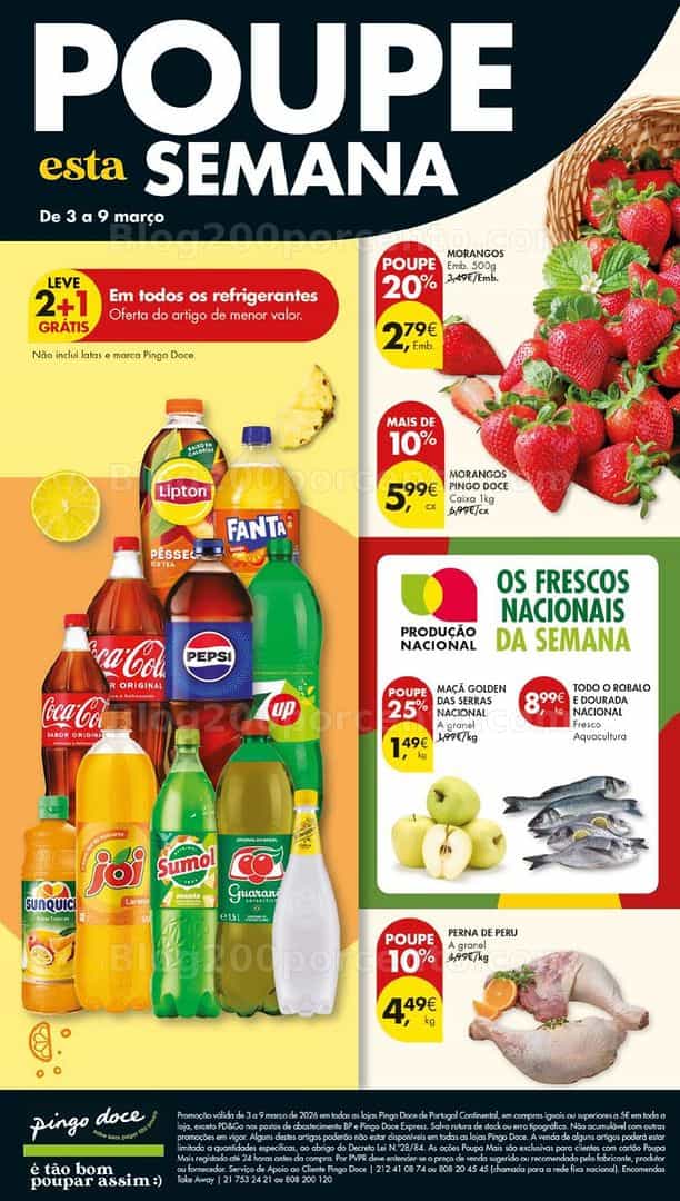 Antevisão Folheto PINGO DOCE Lojas Grandes Promoções de 3 a 9 março