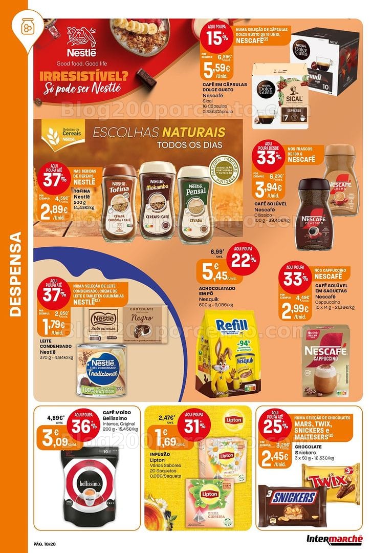 Antevisão Folheto INTERMARCHÉ Contact Promoções de 26 março a 5 abril