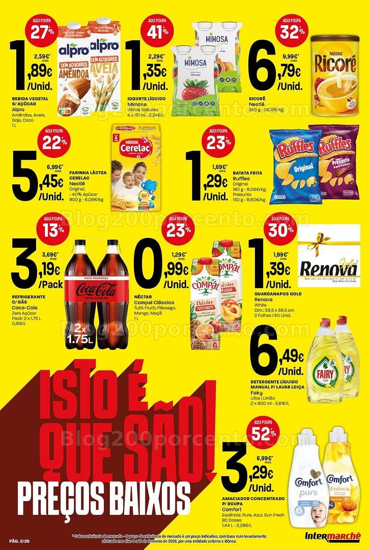 Antevisão Folheto INTERMARCHÉ Contact Promoções de 26 março a 5 abril