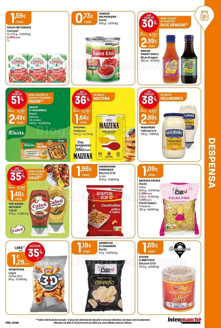 Antevisão Folheto INTERMARCHÉ Contact Promoções de 26 março a 5 abril