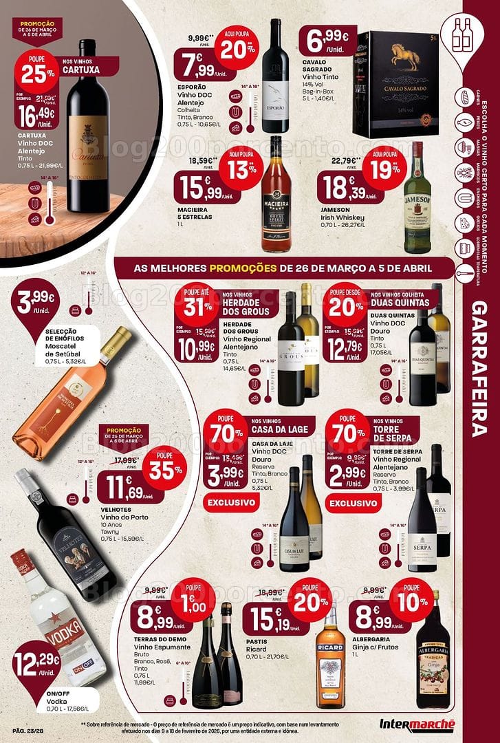 Antevisão Folheto INTERMARCHÉ Contact Promoções de 26 março a 5 abril