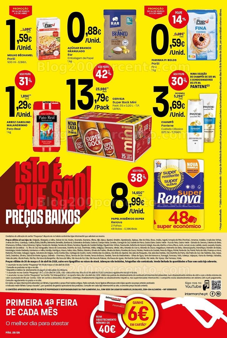 Antevisão Folheto INTERMARCHÉ Contact Promoções de 26 março a 5 abril