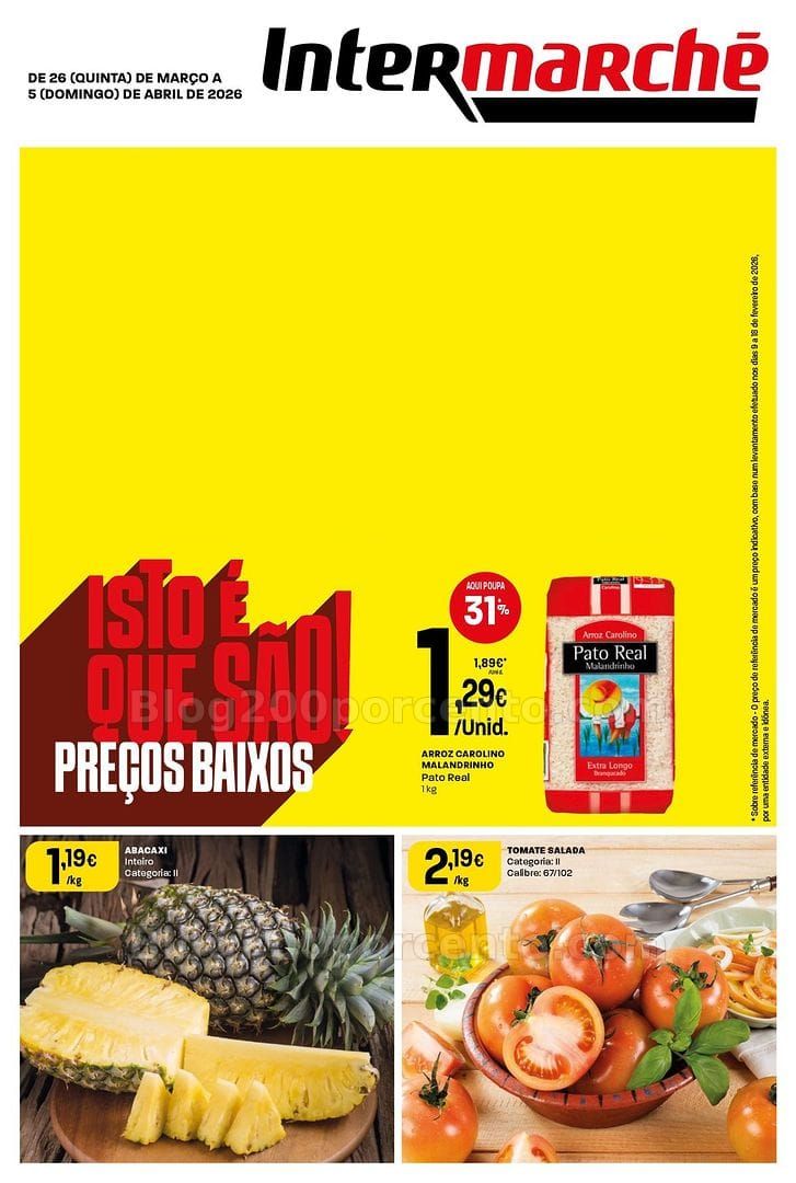 Antevisão Folheto INTERMARCHÉ Mini Promoções de 26 março a 5 abril