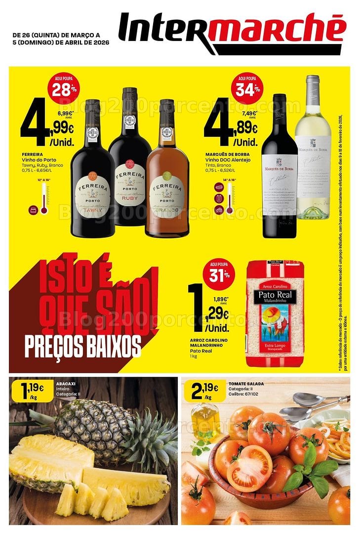 Antevisão Folheto INTERMARCHÉ Mini Promoções de 26 março a 5 abril