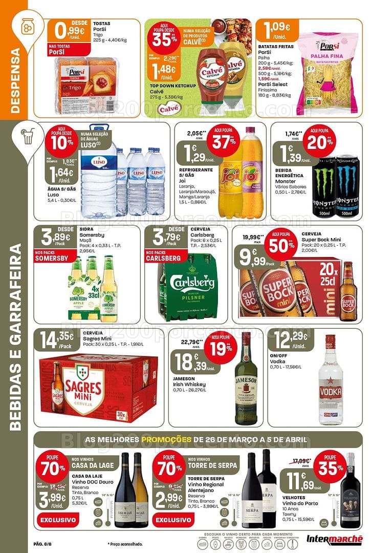 Antevisão Folheto INTERMARCHÉ Mini Promoções de 26 março a 5 abril