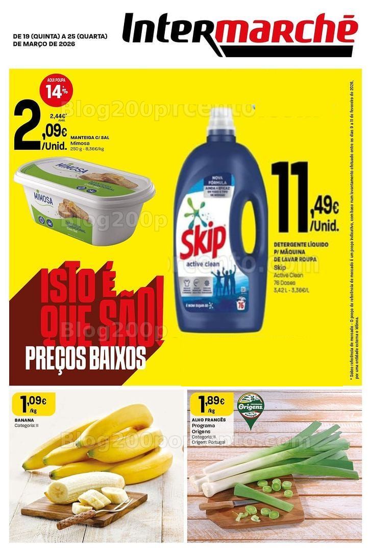 Antevisão Folheto INTERMARCHÉ Mini Promoções de 19 a 25 março