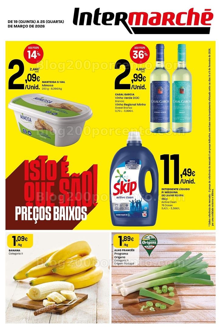 Antevisão Folheto INTERMARCHÉ Mini Promoções de 19 a 25 março