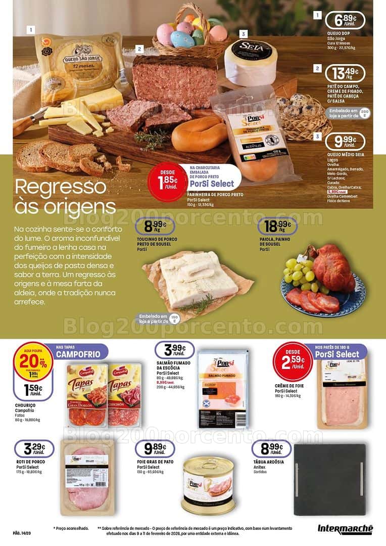 Antevisão Folheto INTERMARCHÉ Páscoa Promoções de 19 março a 8 abril