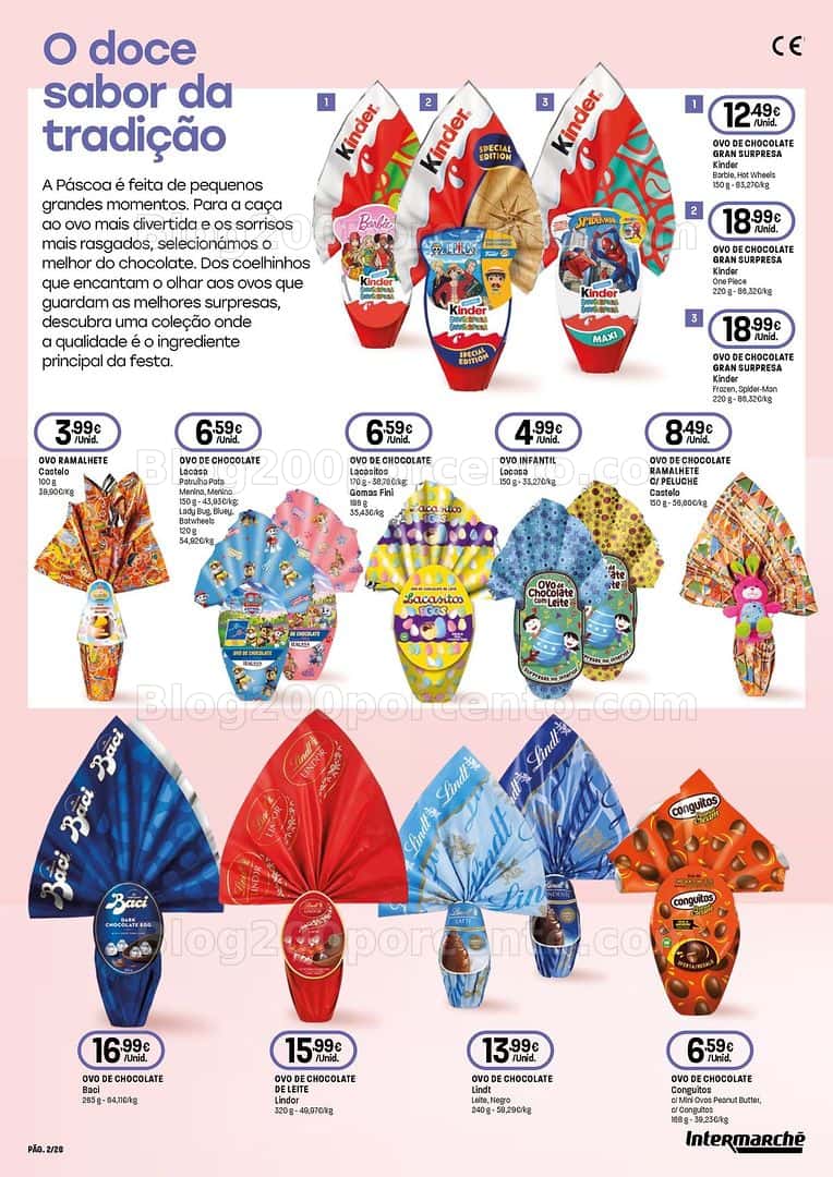 Antevisão Folheto INTERMARCHÉ Super Páscoa Promoções de 19 março a 8 abril