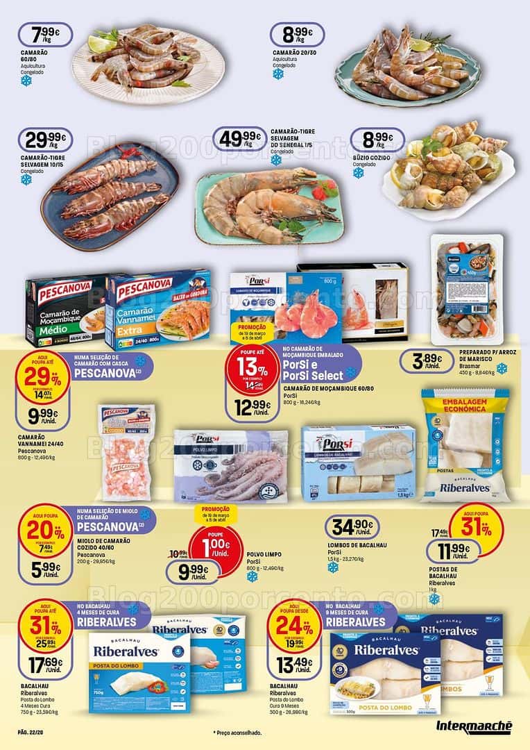 Antevisão Folheto INTERMARCHÉ Super Páscoa Promoções de 19 março a 8 abril