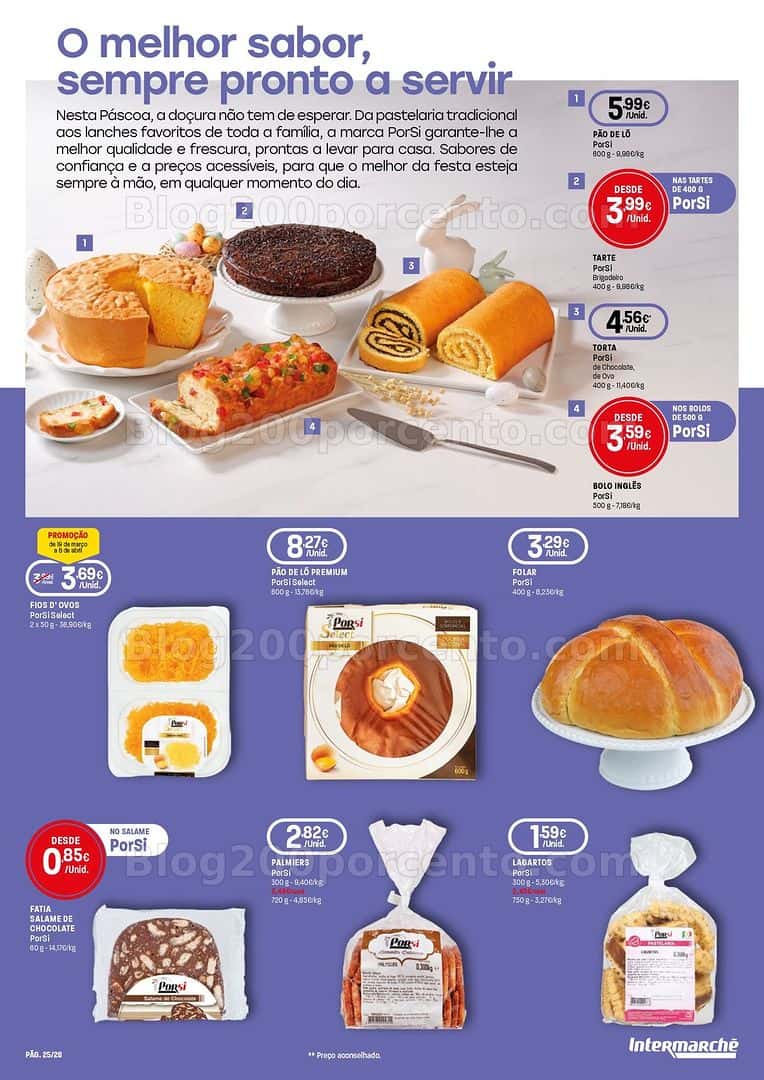 Antevisão Folheto INTERMARCHÉ Super Páscoa Promoções de 19 março a 8 abril