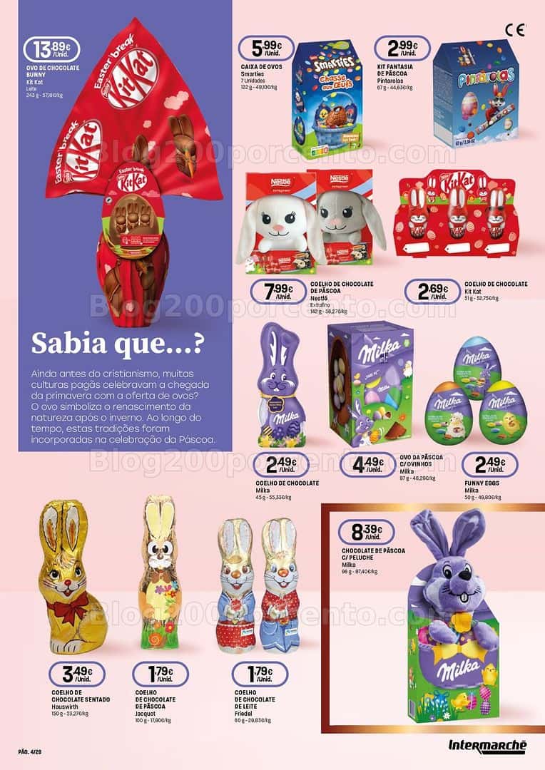 Antevisão Folheto INTERMARCHÉ Super Páscoa Promoções de 19 março a 8 abril