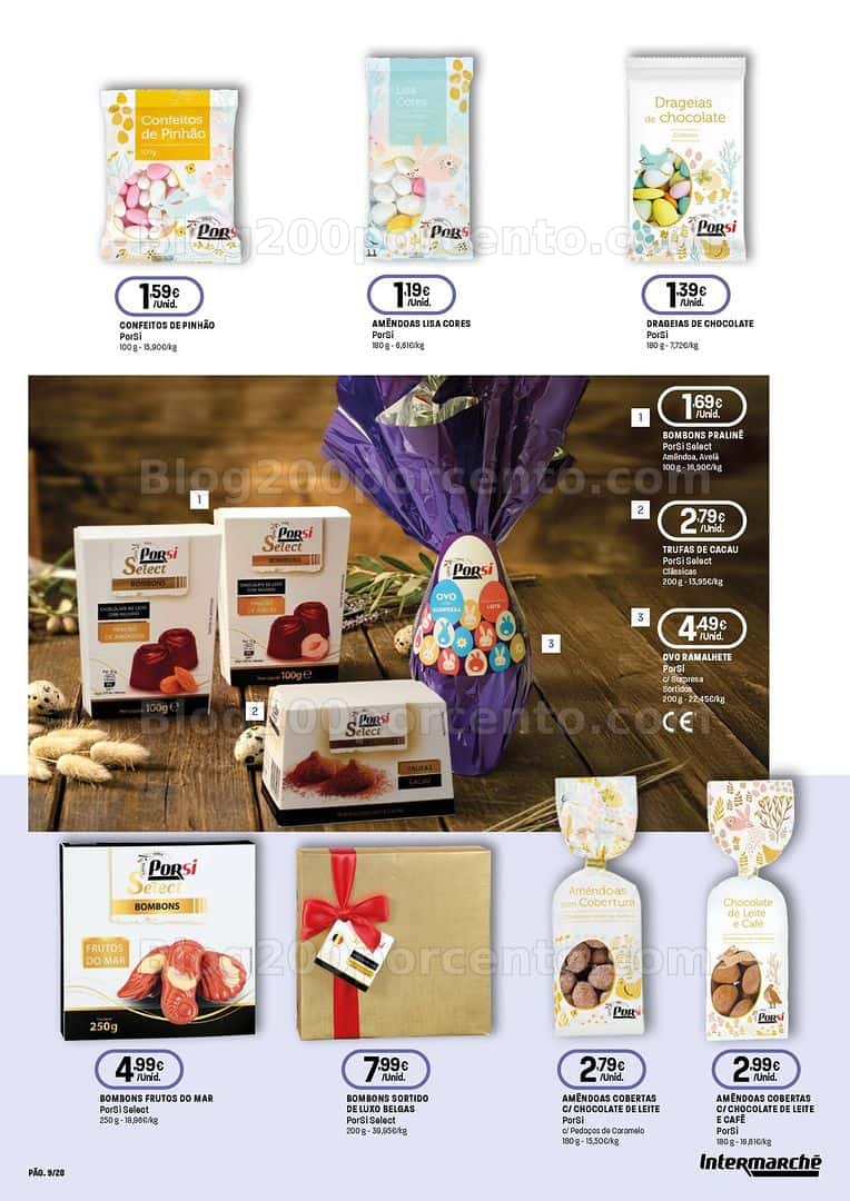Antevisão Folheto INTERMARCHÉ Super Páscoa Promoções de 19 março a 8 abril