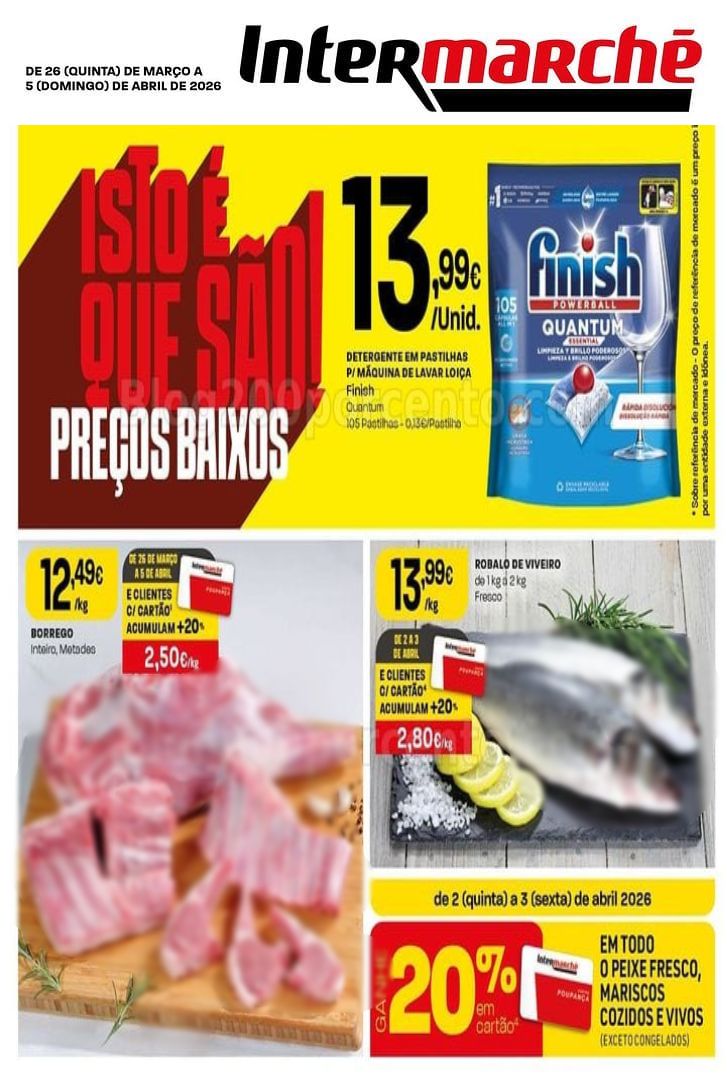 Antevisão Folheto INTERMARCHÉ Super Promoções de 26 março a 5 abril