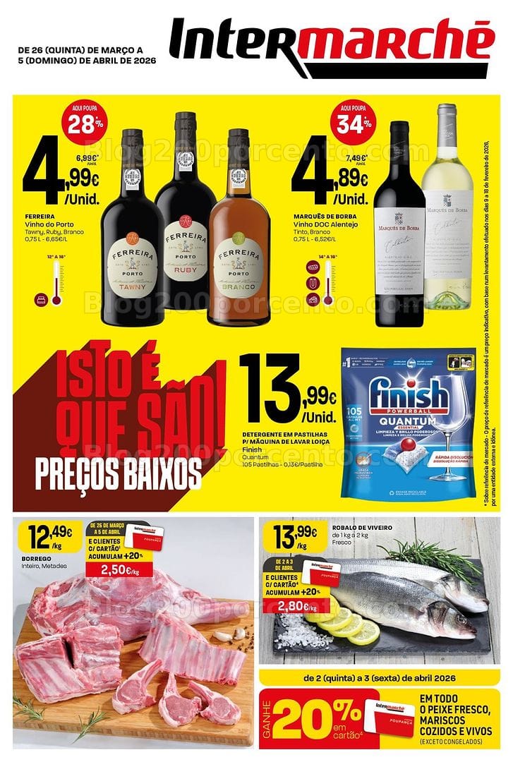 Antevisão Folheto INTERMARCHÉ Super Promoções de 26 março a 5 abril