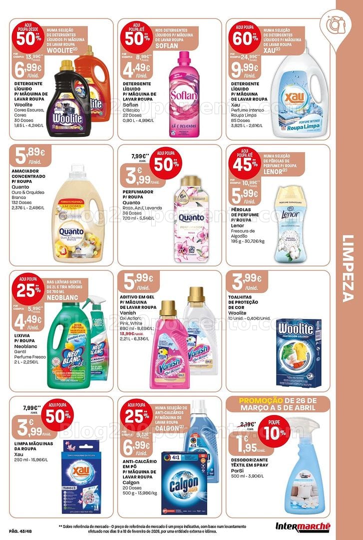 Antevisão Folheto INTERMARCHÉ Super Promoções de 26 março a 5 abril