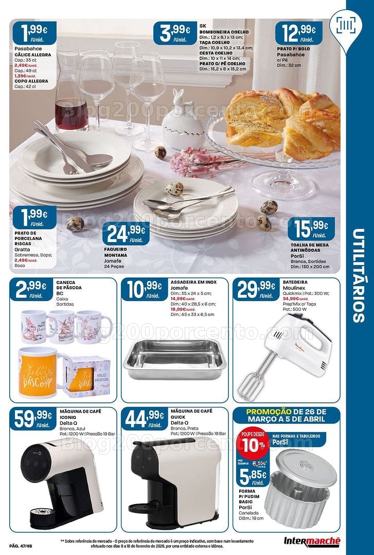 Antevisão Folheto INTERMARCHÉ Bazar Super Promoções de 26 março a 5 abril